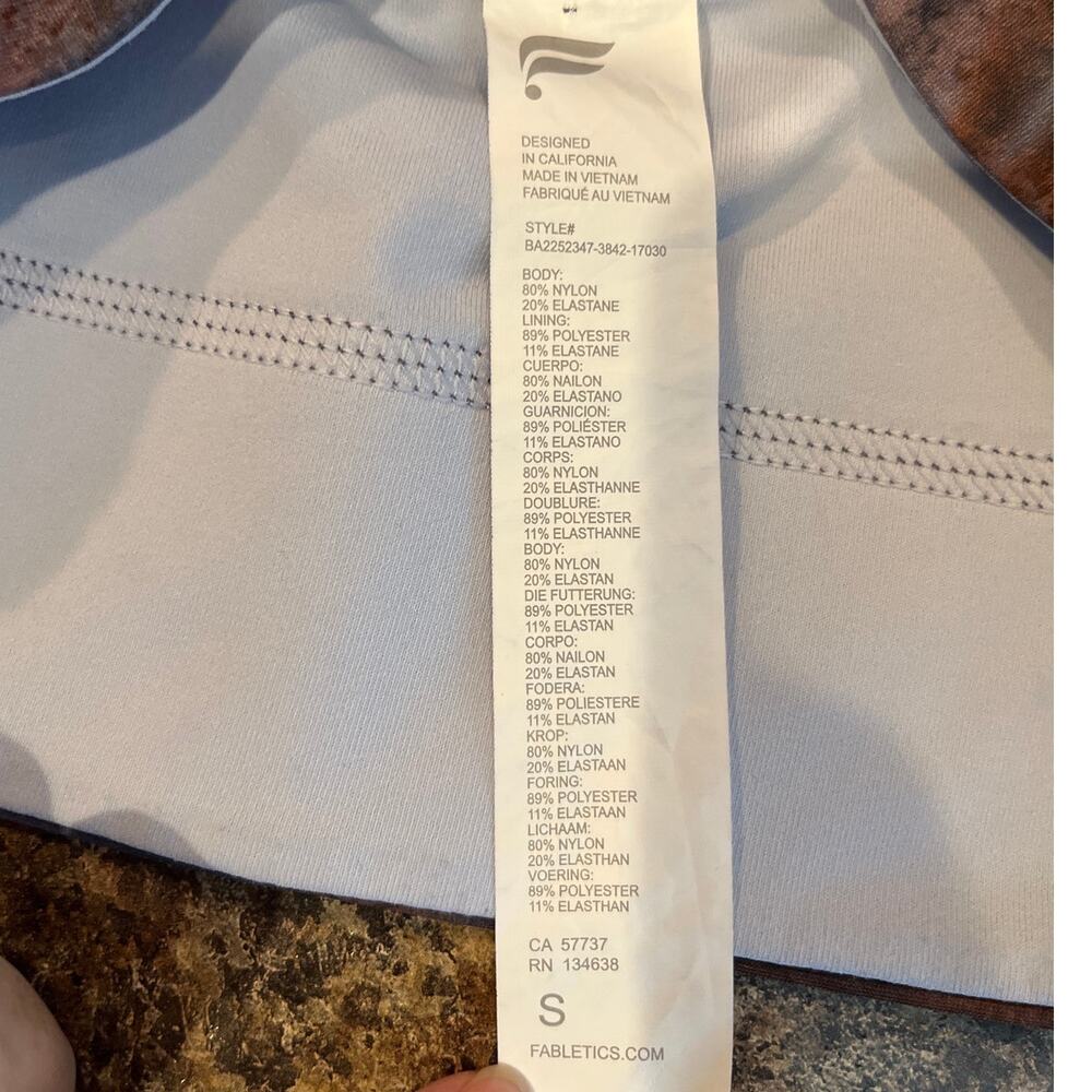 Fabletics Size Small Emersyn Reversible Bralette … - image 5